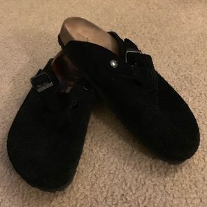 Birkenstock 'Boston' Soft Footbed Clog in black